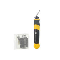 Sterling D88040 | Deburring Tool Set With 10 Deburring Blades