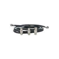 MATCHMASTER DA-FLY2M | TV RG59 Quad-shield 2M Flylead with Adaptors