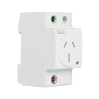 DINGPO15 | 15 Amp 3 Pin Double Pole Din Mounted GPO With Shutter