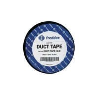 Freddox DUCT-TAPE-BLK | Black Duct Tape 30M X 48mm X 0.12mm | PVC