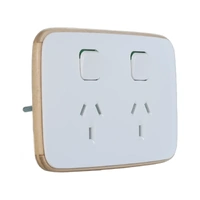 Clipsal Iconic E3025-AW | Essence Double Power Point Complete | Arctic White