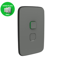 Clipsal Iconic ASH GREY Essence Skin Vertical/Horizontal Cooker Switch 45A  | E3041-45C-AG