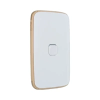 Clipsal Iconic E3041-AW | 1 Gang Essence Light Switch | Arctic White