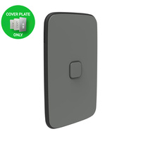 Clipsal Iconic ASH GREY Essence Skin 1 Gang Switch Rocker | E3041C-AG