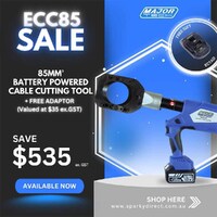Major Tech ECC85 | Battery Powered Cable Cutting Tool