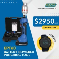 Major Tech EPT60 | Battery Powered Punching Tool