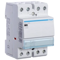 Hager ESC465 | 63Amp 4 Pole Contactor 240V | 2NO+2NC