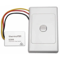 Thermogroup ET12C | Thermorail Eco Timer with Switch Plate | White