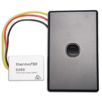 Thermogroup ET12CB | Thermorail Eco Timer with Switch Plate | Black