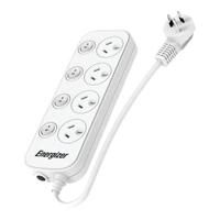 Energizer ET4OSPSW | 4 Port Switched Powerboard Surge & Overload Protected | 175 Joules
