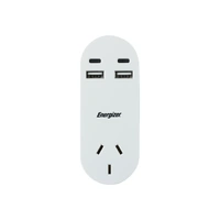 Energizer ETSOS175U | Single Power Adaptor With USB A & C