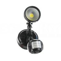 TELBIX ILLUME EX1SBK | Single 10W LED Spot with Motion Sensor BLACK