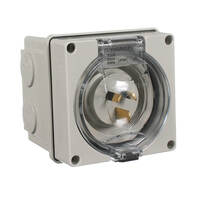 CLIPSAL EY56AI315 | Appliance Inlet 3 Flat Pin 15Amp IP66 | EASY56 