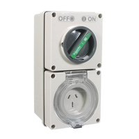 CLIPSAL EY56C315 | 3 Pin 15Amp Switched Socket Outlet IP66 | Easy56