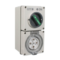 CLIPSAL EY56C532 | 5 Pin 32Amp Switched Socket Outlet IP66 | Easy56