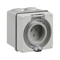 Clipsal EY56SO310 | Easy56 3 Pin Outlet 10A 250V IP66 | Grey