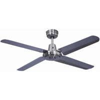 MERCATOR Swift Ceiling Fan FC010134 | 52 Inch 4 Blade Brushed Chrome