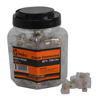 Cable Connectors - 2x6mm² Single Screw connectors 100/Jar | FCN-16226