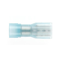 Cabac FIQC2-6.4DG | QC Female full insulate Dgrip 1.0-2.6mm 6.4/0.8mm Tab Blue (50 buy)