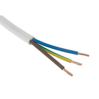 3 Core Cable WHITE .75mm 100 mtr Roll | Flex0.753COREWHITE