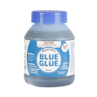 Plumma's GLUE250BU | Cement jointing PVC 250ml Blue