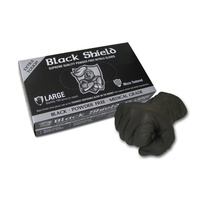 Maxisafe - BLACK SHIELD Extra Heavy Duty Nitrile Gloves XL | QTY 100 | Medical Grade | GNB218