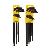 Alpha HEXKSCOMBO | Hex Key Set 1.5mm-10mm and 0.05"-3.8" | Carded