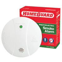 PSA Homeguard HG2000 | Photoelectric Smoke Alarm 240v with 9v Battery Backup