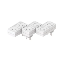 Energizer HT-PBAU02A | 2 Outlet Power Adaptor | 3 Pack