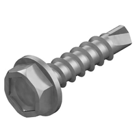 Matelec HXD-G12M20-G | Hex Head Drill Point Screw 12G x 20mm | 200 Jar