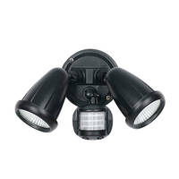 TELBIX ILLUME EX2SBK | Twin 10W LED Spot with Motion Sensor BLACK