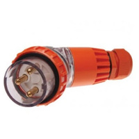 3 Round Pin 10Amp Angled Plug IP66 Rated | PLA3PH310R