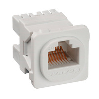 CABAC J6-50 | Category 6 'Data' Mech UTP RJ45 568A/B WHITE 50 Pack