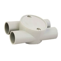 H Type 4 way Junction Box 25mm | JTH-25