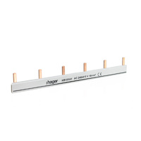 Hager KB181A1 Insulated prong busbar 1P 80A 16mm² 6C | KB181A1