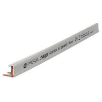 HAGER KDN180A | 12 Pole Single Phase Fork Style Insulated Busbar 80A 16mm²