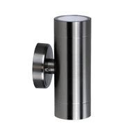 Oriel LF7422SS | Varde 6W Up/Down Outdoor Wall Light IP44 | Stainless Steel