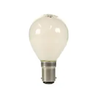 SAL LFR27B15D | Fancy Round Opal Bulb 4W Dimmable | B15 | Warm White
