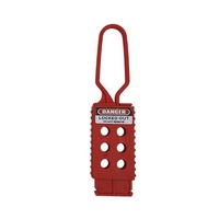 Dielectric Hasp 6 Lock Nylon Non-Conductive Hasp | 25mm x 63mm | LOCK-HASP-SLH70