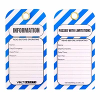 Volt Safety LOCKOUT-TAG-INFO | Information Lockout Tag | Single Buy