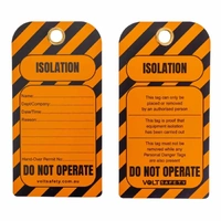 Volt Safety LOCKOUT-TAG-ISO | Isolation Lockout Tag | Single Buy