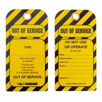 Volt Safety LOCKOUT-TAG-OOS | Out of Service Lockout Tag | Single Buy