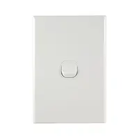 CSG LS101V-L | GEO 1 Gang Slimline Switch 10AX | White
