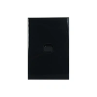 CSG LS101VB-L | GEO 1 Gang Slimline Switch 10AX | Black