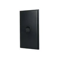 CSG LS101VMB-L | GEO 1 Gang Slimline Switch Matte Black | 10A