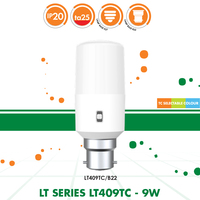 SAL LT409TC-B22 | 9W BC LED Lamp | Tri Colour 3K/4K/6K