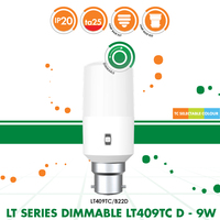 SAL LT409TC-B22D | 9W Dimmable BC LED Lamp | Tri Colour 3K/4K/6K