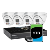 IVSEC LVK-119 | Video Surveillance Kit 4 Camera NVR IP66 | 2TB HDD Included