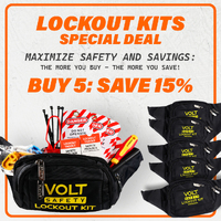 Volt Safety Lock-Kit-P-Bundle5 | Electrical Contractor Lockout Tagout Kit | 5 Pack