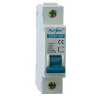 PULSET - Circuit breaker single pole 25 amp 6ka MCB6/125